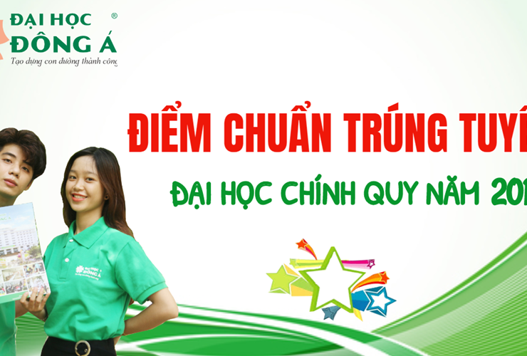Đại học Đông Á công bố điểm trúng tuyển Đại học theo phương thức xét điểm thi THPT Quốc gia năm 2019
